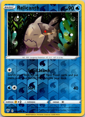 Relicanth [040/189] [Darkness Ablaze] Reverse Holofoil