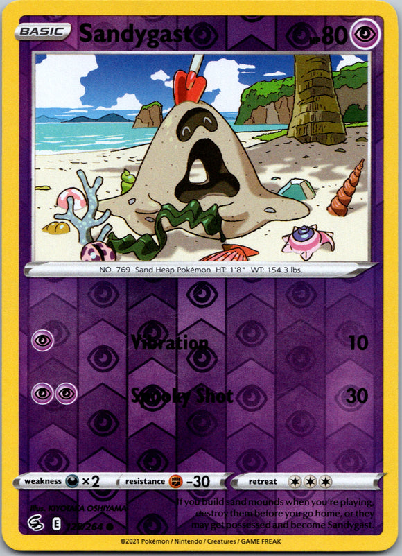 Sandygast [125/264] [Fusion Strike] Reverse Holofoil