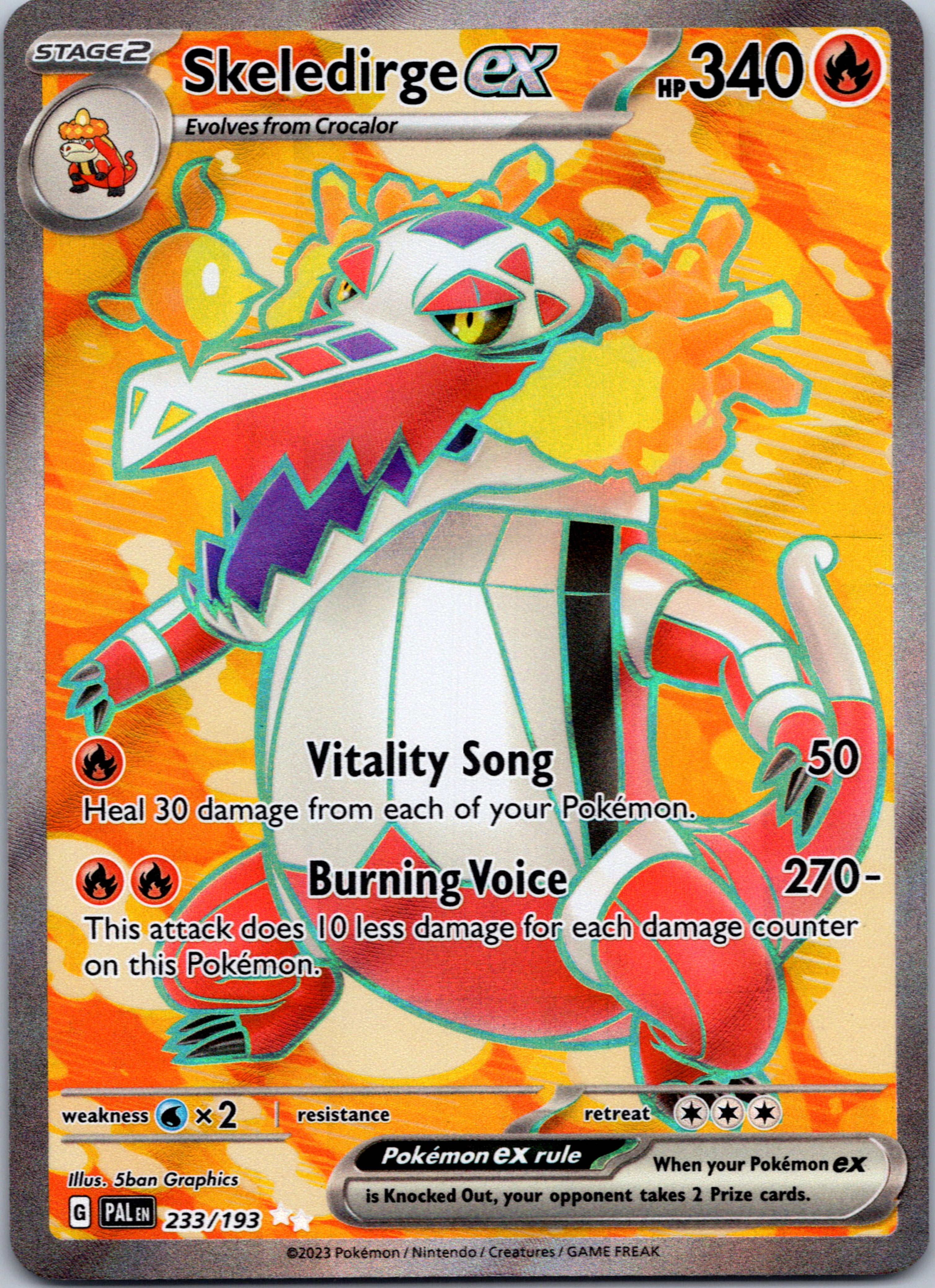 Skeledirge ex (233/193) [Scarlet & Violet: Paldea Evolved]