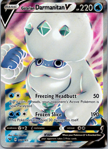 Galarian Darmanitan V (Full Art) [169/185] [SWSH04: Vivid Voltage]