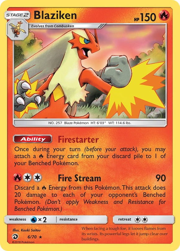 Blaziken [6/70] [Dragon Majesty] Holofoil