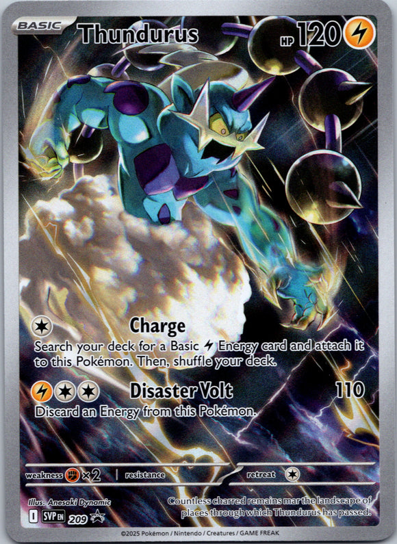 Thundurus [209] [Scarlet & Violet Promo Cards] Holofoil