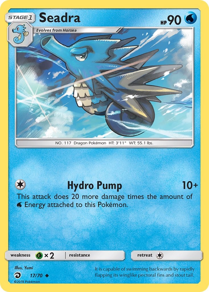Seadra [17/70] [Dragon Majesty] Reverse Holofoil