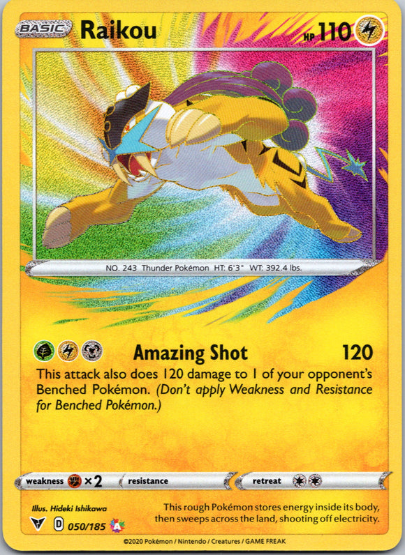 Raikou [050/185] [SWSH04: Vivid Voltage]