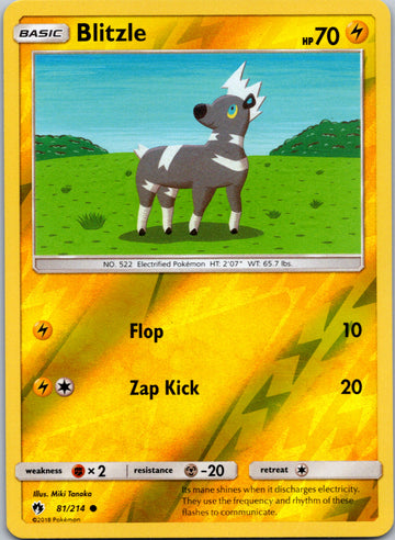 Blitzle [81/214] [Lost Thunder] Reverse Holofoil