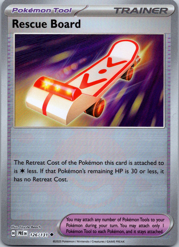 Rescue Board (Poke Ball Pattern) [126/131] [Prismatic Evolutions] Holofoil