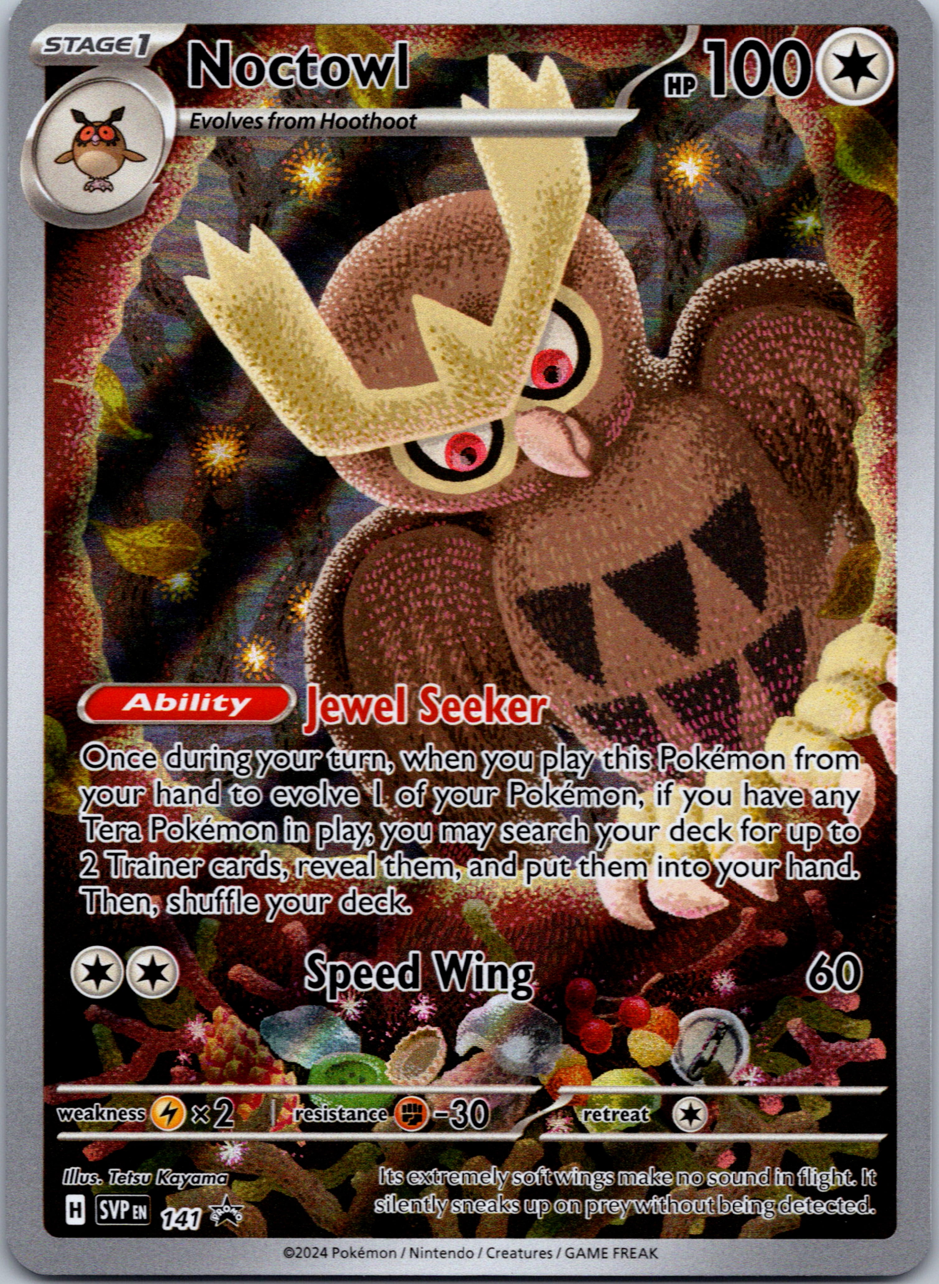 Noctowl [141] [Scarlet & Violet Promo Cards] Holofoil