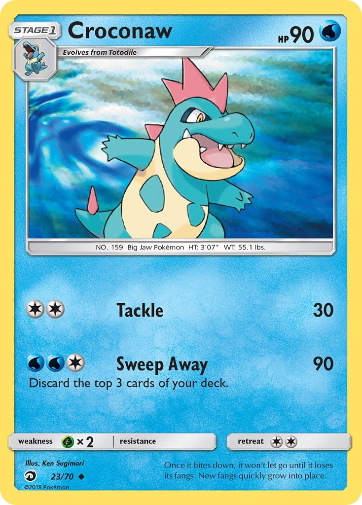 Croconaw [23/70] [Dragon Majesty] Reverse Holofoil