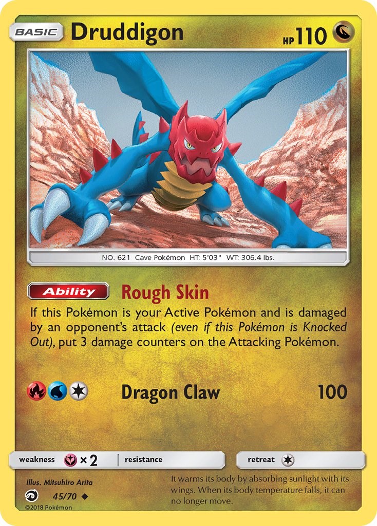 Druddigon [45/70] [Dragon Majesty] Reverse Holofoil