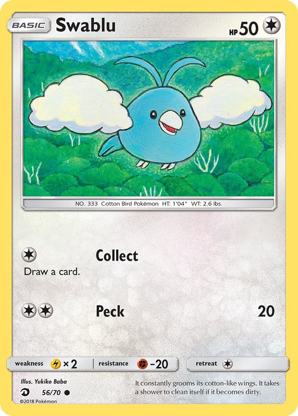 Swablu (56) [56/70] [Dragon Majesty] Reverse Holofoil