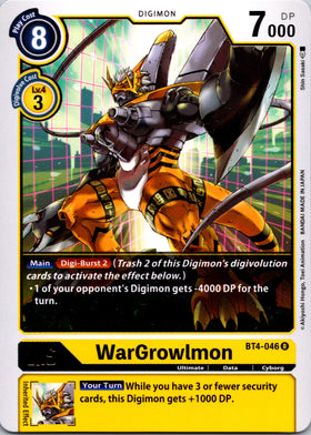 WarGrowlmon [BT4-046] [Great Legend] Normal