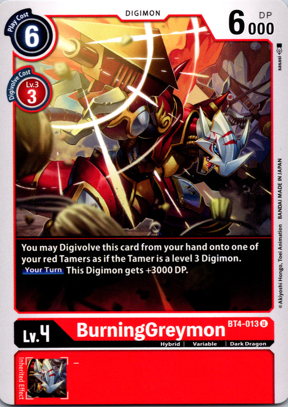 BurningGreymon [BT4-013] [Great Legend] Normal