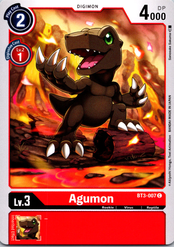 Agumon - BT3-007 [BT3-007] [Release Special Booster] Normal