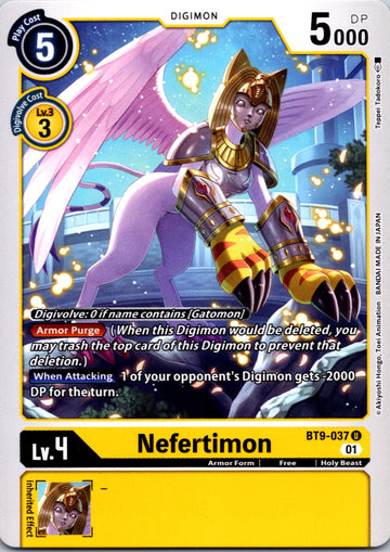 Nefertimon [BT9-037] [X Record] Normal