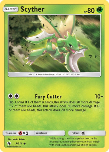 Scyther (003/214) [Sun & Moon: Lost Thunder]