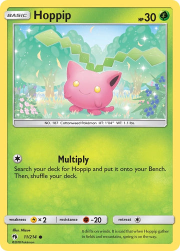 Hoppip (11) [11/214] [SM - Lost Thunder] Reverse Holofoil
