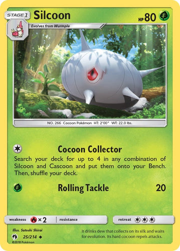 Silcoon (025/214) [Sun & Moon: Lost Thunder]