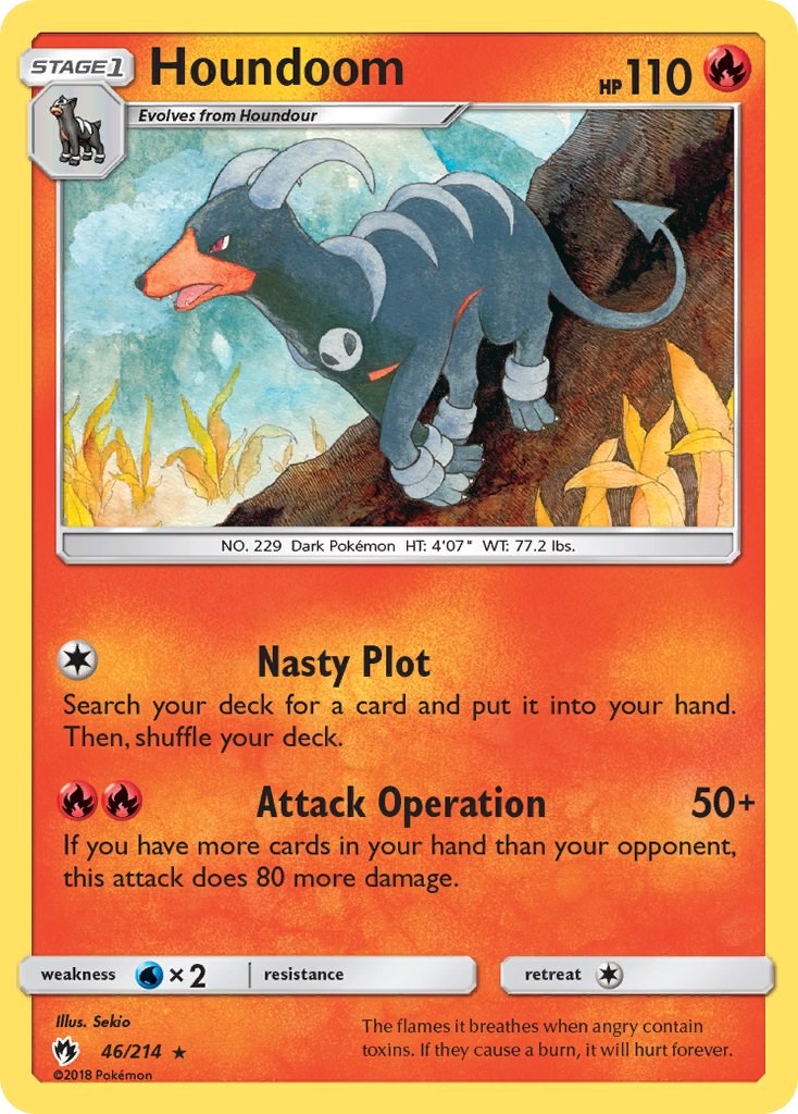 Houndoom [46/214] [SM - Lost Thunder] Reverse Holofoil