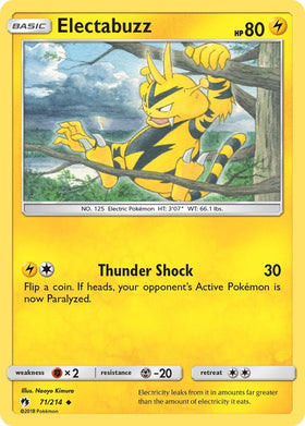 Electabuzz [71/214] [SM - Lost Thunder] Reverse Holofoil