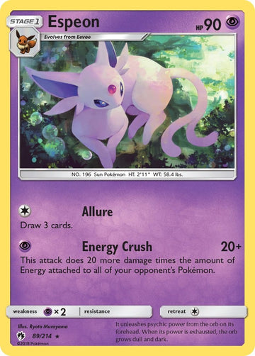 Espeon (089/214) [Sun & Moon: Lost Thunder]