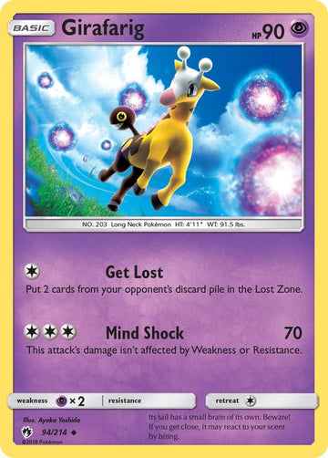 Girafarig (094/214) [Sun & Moon: Lost Thunder]