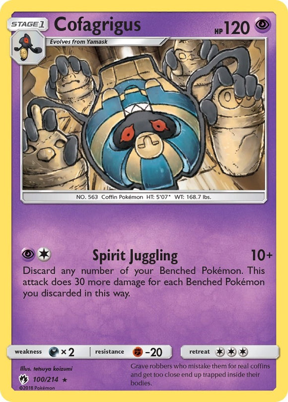 Cofagrigus [100/214] [SM - Lost Thunder] Reverse Holofoil