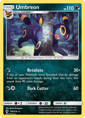 Umbreon [120/214] [SM - Lost Thunder] Reverse Holofoil