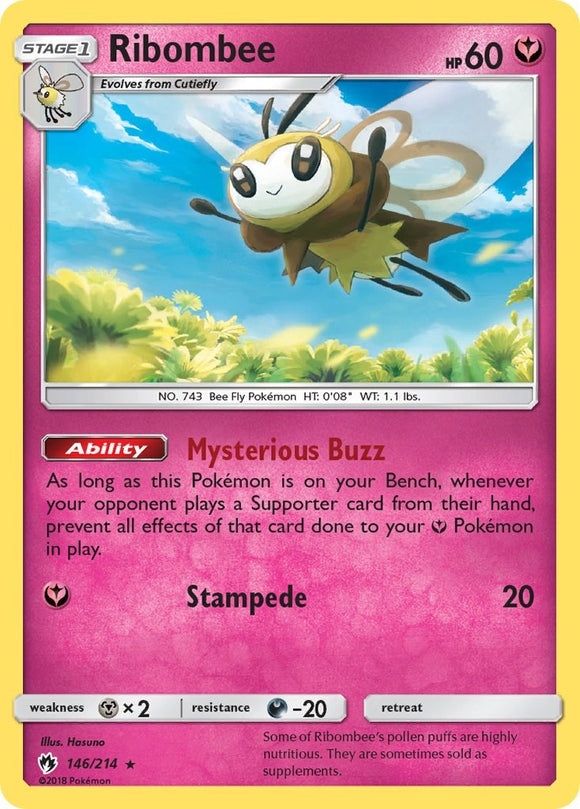 Ribombee [146/214] [SM - Lost Thunder] Reverse Holofoil
