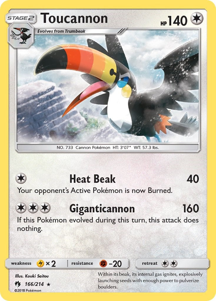 Toucannon [166/214] [SM - Lost Thunder] Reverse Holofoil