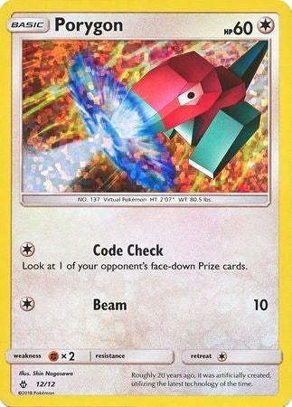 Porygon - 12/12 [012/012] [McDonald's Promos 2018] Holofoil