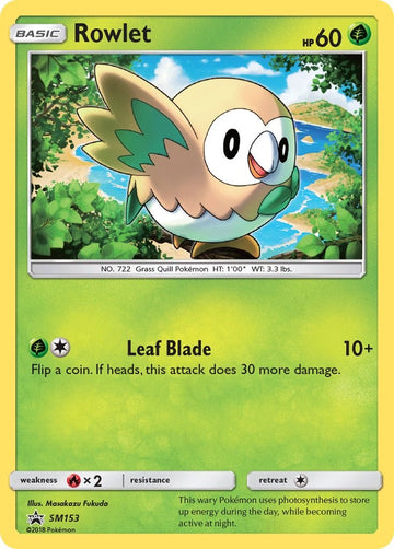 Rowlet - SM153 [SM153] [SM Promos] Holofoil