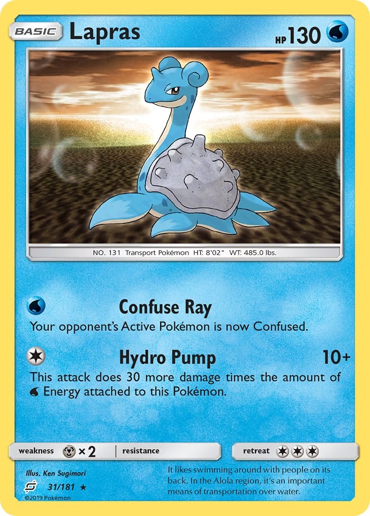 Lapras [31/181] [SM - Team Up] Reverse Holofoil