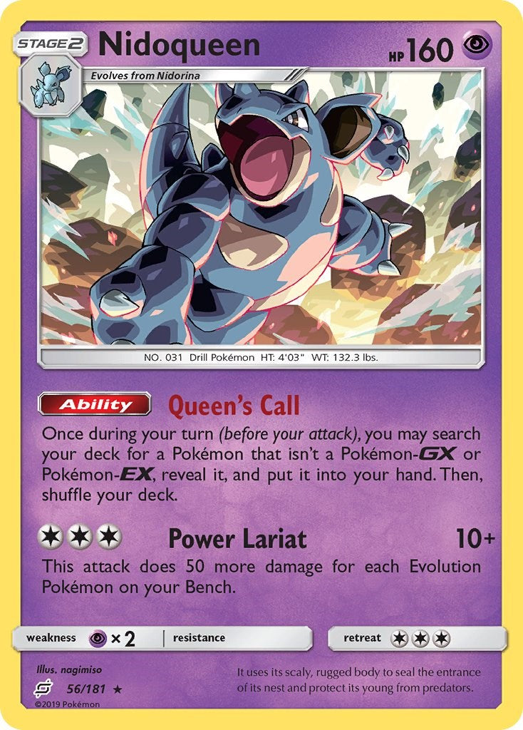 Nidoqueen [56/181] [SM - Team Up] Reverse Holofoil