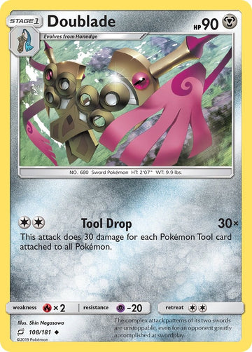 Doublade [108/181] [SM - Team Up] Reverse Holofoil