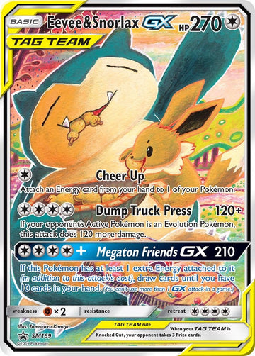 Eevee & Snorlax GX [SM169] [SM Promos] Holofoil