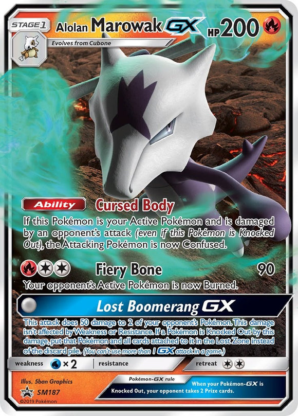 Alolan Marowak GX - SM187 [SM187] [SM Promos] Holofoil