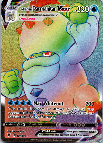 Galarian Darmanitan VMAX (Secret) [187/185] [SWSH04: Vivid Voltage]