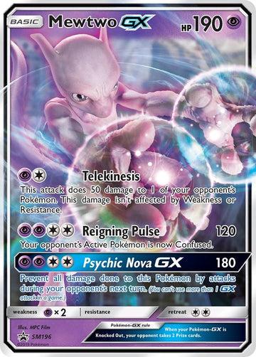 Mewtwo GX - SM196 [SM196] [SM Promos] Holofoil