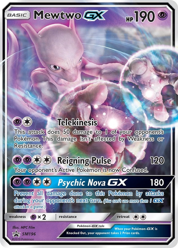 Mewtwo GX - SM196 [SM196] [SM Promos] Holofoil
