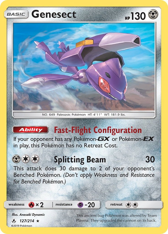 Genesect [127/214] [Unbroken Bonds] Reverse Holofoil