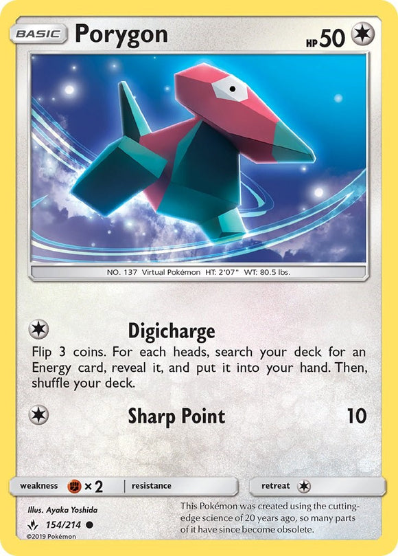 Porygon [154/214] [Unbroken Bonds] Reverse Holofoil