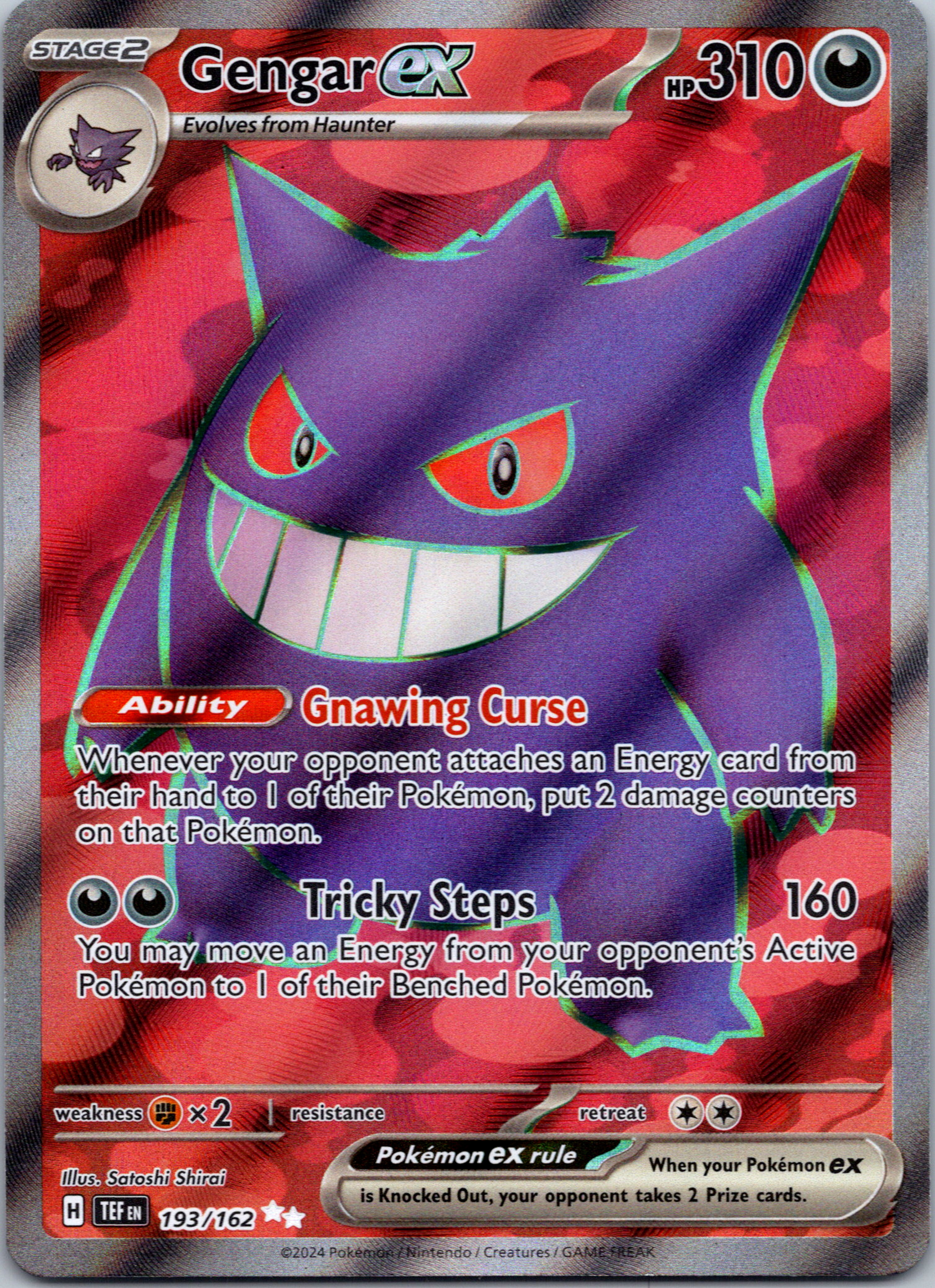 Gengar ex [193/162] - (Temporal Forces) Holofoil