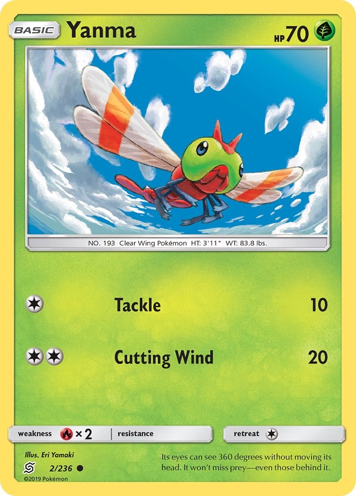 Yanma [2/236] [Unified Minds] Reverse Holofoil