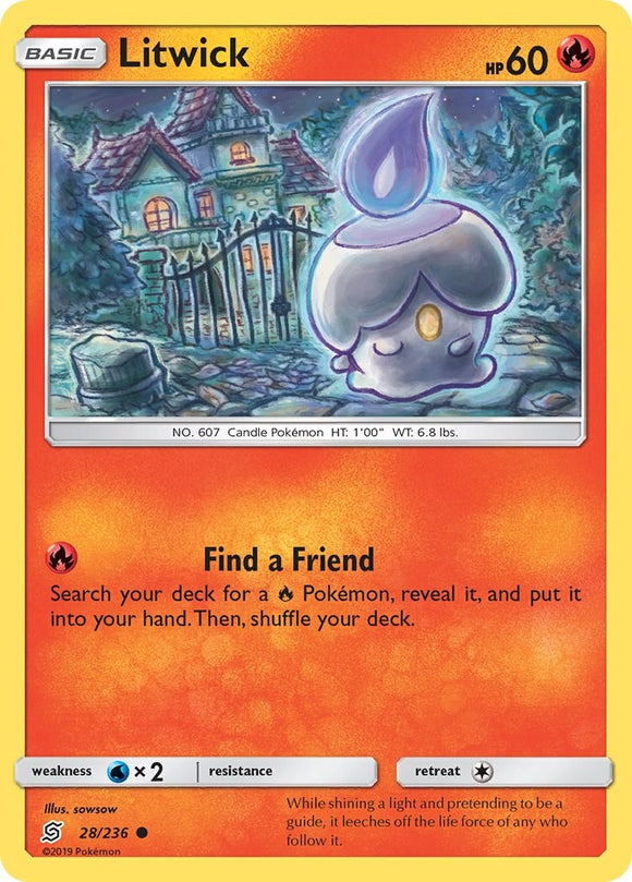 Litwick [28/236] [Unified Minds] Reverse Holofoil