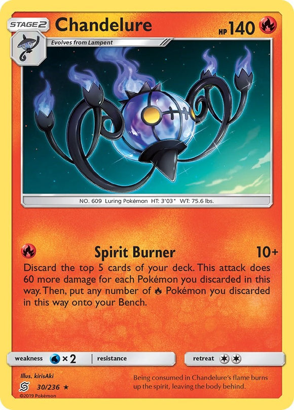 Chandelure [30/236] [Unified Minds] Reverse Holofoil