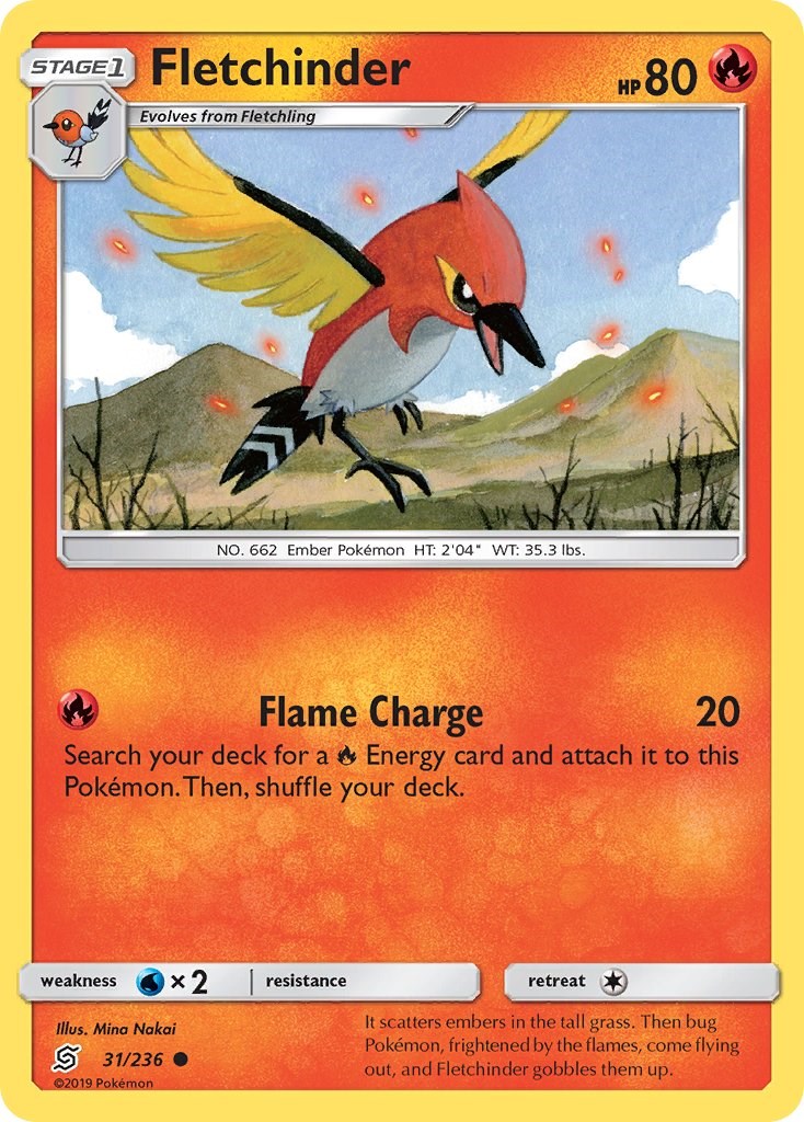 Fletchinder [31/236] [Unified Minds] Reverse Holofoil