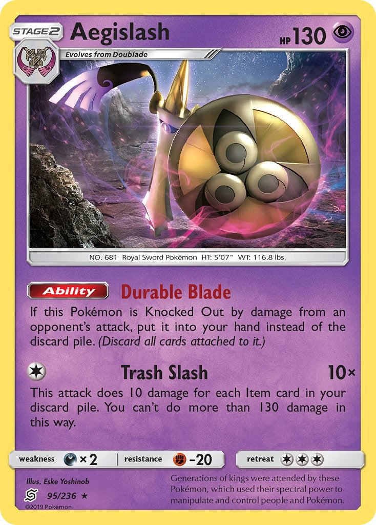 Aegislash [95/236] [Unified Minds] Holofoil