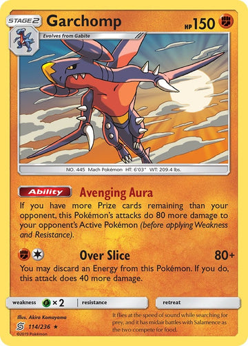 Garchomp [114/236] [Unified Minds] Reverse Holofoil