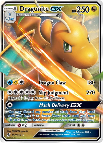 Dragonite GX [152/236] [Unified Minds] Holofoil