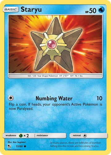 Staryu [13/68] [Hidden Fates] Reverse Holofoil